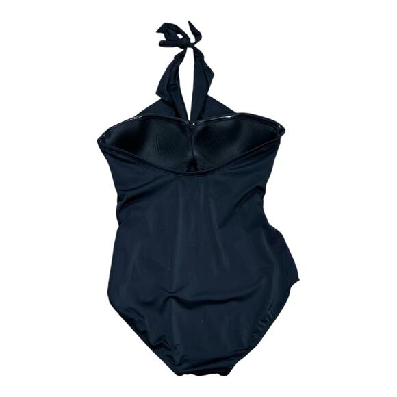Boden Cross Front Halter Neck One Piece Swimsuit - Picture 4 of 5
